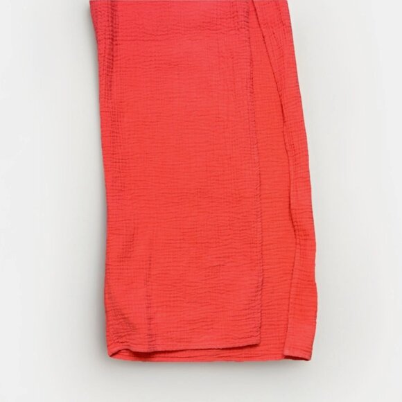 Young Fabulous & Broke On The Road Abigail Orange Wide Leg Side Slit Pants XS - Picture 7 of 12